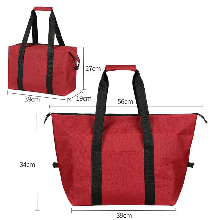 Custom insulated lunch tote bags