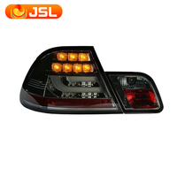 Pour BMW Série 3 Coupé (E46) 1998-2002 Feu Arrière Modifié Fumé, Amélioration pour Quatre Portes, Feux Arrières Entièrement LED avec Clignotants et Feux Stop