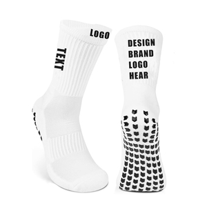 Chaussette de football antidérapante pour hommes Chaussette de football tricotée respirante Chaussette de football personnalisée à prise antidérapante avec logo - Product Image 4
