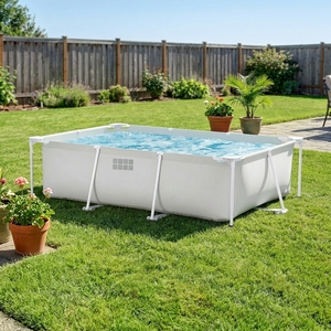 <span class=keywords><strong>Piscina</strong></span> Rectangular Inflable de PVC para Exteriores, <span class=keywords><strong>Piscina</strong></span> Grande para Jardín, para Entretenimiento Familiar - Product Image 5