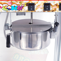Machine à popcorn électrique aromatisée au caramel industrielle Machine à popcorn commerciale