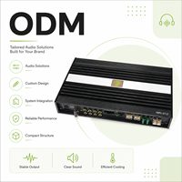 Pour solution clé en main ODM, amplificateur de voiture numérique HIFI-X12 classe AB 10 canaux 6*75W+2*120W, système de réglage personnalisé, garantie 1 an