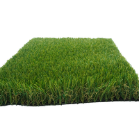 Rumput Buatan 42mm Hemat Biaya, Bilah Dua Warna Seragam untuk Penggunaan di Halaman Belakang, Ramah Lingkungan, Tahan Lama, Tahan Api, Ringan, Cepat Menyerap Air