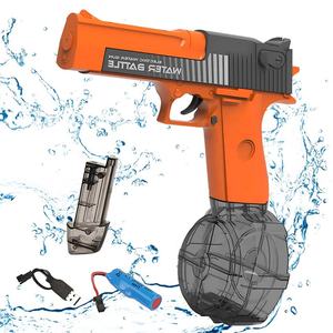 Электрический водяной пистолет, автоматический водяной пистолет для взрослых, супер-стрелялка, пистолет для распыления воды, 500 куб. см + 60 куб. см, большая емкость - Product Image 5