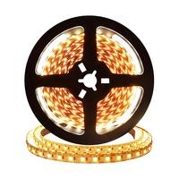 Bande LED Super Lumineuse à Commande Vocale USB, 8mm, Revêtement Cuivre, Alimentation par Batterie, Découpable, Blanc SMD2835, CRI 90, IP65