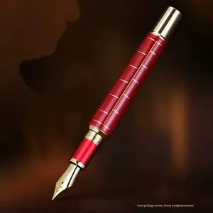 Jinhao 35 # stylo plume calligraphie grande plume 0.4/0.5/0.8/1MM or <span class=keywords><strong>m</strong></span>étal bouddha Robe sculpture pour aînés dirigeants vient boîte-cadeau - Product Image 5