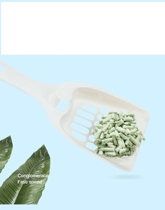 Rápido y sin esfuerzo, la pala para arena de tofu para gatos con sistema de chorro de agua permite el descarga directa de excrementos. - Product Image 5