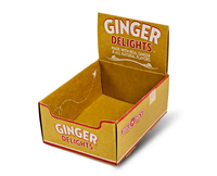 Boîte d'emballage en carton personnalisée pour vente en gros, présentoir de comptoir pour bonbons, chocolat au lait, emballage magique pour comptoir