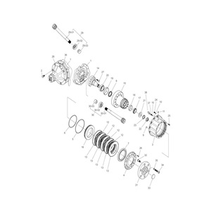 Ensemble d'essieu avant Bobcat D30S D30SE en acier, pièce de rechange neuve pour chariot élévateur diesel - Product Image 1