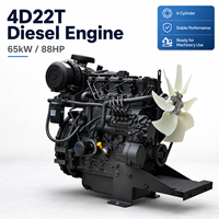 Moteur diesel turbocompressé refroidi par eau SCDC 4D22T 65 kW 88 ch pour camionnette, SUV, engins de construction, équipement industriel
