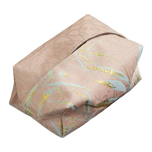 Boîte à mouchoirs en tissu brodé de style chinois, anti-poussière, pour voiture et salon, design rétro de luxe léger - Product Image 5