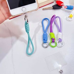 Hot Selling Short <b>Polyester</b> Wristlet Wrist <b>Lanyard</b> Strap Heat Transfer Sublimation Custom Keychain Small <b>Lanyard</b> Phone Holder - Product Image 3