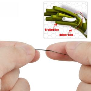 Pêche à la <span class=keywords><strong>carpe</strong></span> 20cm 4 #6 #8 # crochets à la <span class=keywords><strong>carpe</strong></span> Anti-enchevêtrement plate-forme Leader cheveux plates-formes enduit tresse ligne <span class=keywords><strong>carpe</strong></span> plates-formes - Product Image 3