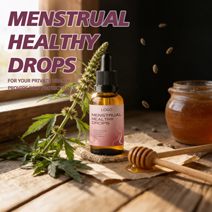 Mélange Herbal Naturel pour la Santé Menstruelle des Femmes Adultes : Gouttes Orales de Mère-aimée, Citronnelle, Camomille, Framboise Sacrée et <span class=keywords><strong>Rose</strong></span> - Product Image 3