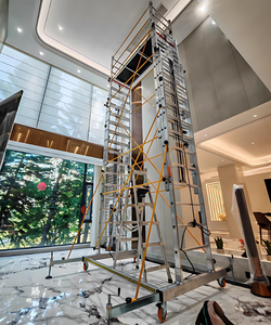 230kg Aluminium-Legierung Gerüst Modulares Gerüstsystem Bewegliche Aluminium-Gerüstplattform für Gewerbegebäude - Product Image 1