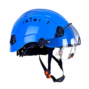 Casco <span class=keywords><strong>de</strong></span> <span class=keywords><strong>Seguridad</strong></span> ABS para Trabajos <span class=keywords><strong>de</strong></span> Construcción, Protección para Escalada, Ciclismo, Rescate al Aire Libre, Casco <span class=keywords><strong>de</strong></span> <span class=keywords><strong>Seguridad</strong></span> HBC con Gafas - Product Image 3