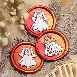 ราคาที่ดีที่สุดชุดเครื่องแต่งกายชาติพันธุ์ชุดชาติส่วนน้อยขี้ผึ้งซีลแสตมป์หัว - Product Image 3