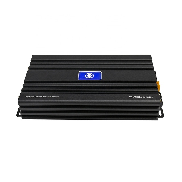 New Product 12V Car Music Amplifier 4 Channel Car Audio Amplifier Full Frequency Class AB Amplifier for Car