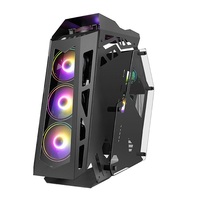 Gran caja de Pc EATX, caja de computadora, vidrio enorme para accesorios de Pc, piezas y accesorios de computadora de escritorio, carcasa de plástico en stock
