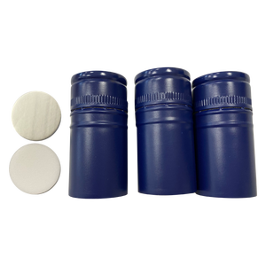 Topack Advanced Grauer 30*60mm Aluminium-Schraubverschluss für Weinflaschen mit Individuellem Logo und PE-Einlage - Product Image 2
