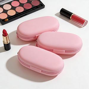 Bolsa de Maquillaje de Silicona con Logotipo Personalizado de Alta Calidad, Bolsa de Almacenamiento de Viaje Impermeable Grande con Cierre, Bolsa de Cosméticos para Exteriores - Product Image 1