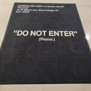 100% solución teñida PP piña bereber alfombra puerta Mat al aire libre Wecome Logo Mat - Product Image 3