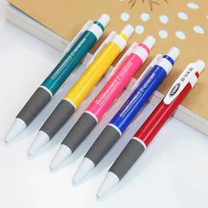 Personal isierter weißer Kunststoff-Stift, Geschenk-Stift, günstiger Logo-Stift, Werbe