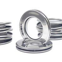 Kit d'œillets métalliques pour rideaux, anneaux de bricolage, Kit d'œillets métalliques, diamètre intérieur, silencieux, Pack métallique coulissant