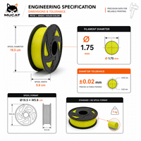 Material de Impresión 3D PETG Resistente para Piezas Automotrices, Componentes de Robótica y Modelos Industriales
