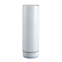 20 oz DIY Tumbler Stainless Steel Vakum Terisolasi dengan Speaker Bluetooth, Pengisian Daya Mini USB, Pintar, Portabel untuk Rumah dan Kantor