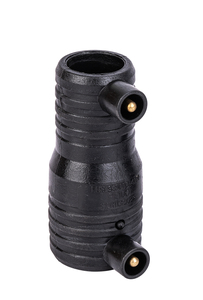 25mm-200mm <span class=keywords><strong>PE</strong></span> Electrofusion Couplage SDR11 Raccords de tuyauterie égaux pour le <span class=keywords><strong>gaz</strong></span> naturel et l'approvisionnement en eau - Product Image 4