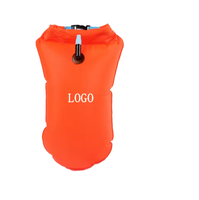 Bouée de sécurité flottante en PVC haute visibilité, étanche, pour le camping, le stockage, la natation et les sports nautiques