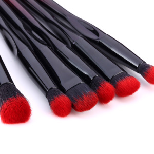 En kaliteli sevgililer hediye keçi saç kırmızı Flamingo seyahat güzellik lüks makyaj fırçası - Product Image 3
