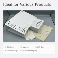 Boîtes d'emballage pliables et repliables, logo personnalisé, boîte cadeau rigide magnétique blanc cassé, boîte d'emballage de luxe pour vêtements