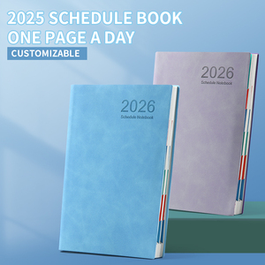 Agenda Diaria Personalizada 2026, Tamaño B5, Cuero Sintético, Cosido con Hilo, 150 <span class=keywords><strong>Hojas</strong></span>, Planificador <span class=keywords><strong>de</strong></span> Autodisciplina, <span class=keywords><strong>Calendario</strong></span> Español, Inglés, Regalo - Product Image 2