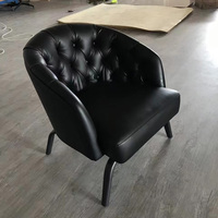Fauteuil de salon moderne et relaxant, meubles, fauteuil d'appoint en velours orange de luxe, fauteuil pour salon, pour la maison