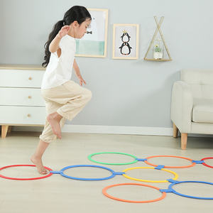 Jouet de Sport d'entraînement, jeux amusants, anneau de <span class=keywords><strong>marelle</strong></span>, jouets pour enfants d'âge préscolaire, 10 pièces - Product Image 3