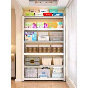 Thickened Steel <b>Storage</b> <b>Rack</b> Multi Layer For Home Warehouse <b>Kitchen</b> Balcony Supermarket Use Modern Simple Design - Product Image 1