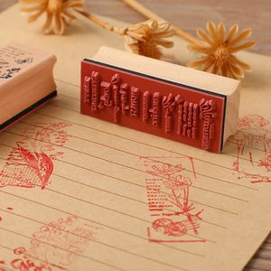 Timbres en bois en caoutchouc <span class=keywords><strong>pour</strong></span> la création de cartes DIY et le scrapbooking, vente en gros Planet Rose - Product Image 2