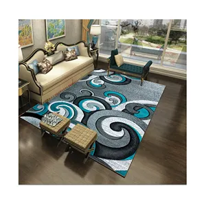 现代设计定制印刷3d几何大面积地毯客厅卧室地毯