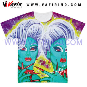 Camiseta de poliéster sublimada para mujer, camisa de poliéster, cheep - Product Image 3