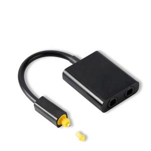 Adattatore <span class=keywords><strong>Splitter</strong></span> Audio ottico digitale da 1 a 2 a fibra ottica <span class=keywords><strong>Toslink</strong></span> - Product Image 1