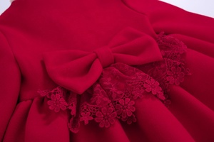 Pettigirl listo para nave Navidad rojo elegante de manga larga cálida niños niña abrigos de invierno 2020 - Product Image 4