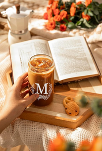 عروس زفاف شخصية لتكون هدايا للنساء أكواب زجاجية أحادية 16 أونصة مع شفاطات - Product Image 2