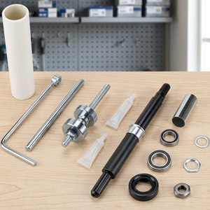 W10447783 Manual/Electric <b>Rubber</b> Washer Bearing Tub <b>Seal</b> Kit Installation Tool W10435302 Replacement Parts Power Source Options - Product Image 2