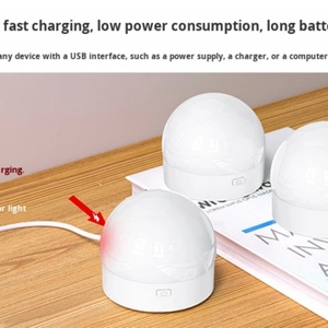 Smart Table Night E26 ABS LED Lamp Bulb High Quality Rechargeable 3-Color <b>Timer</b> Dimming with Remote Control for Bedroom Use - Product Image 4