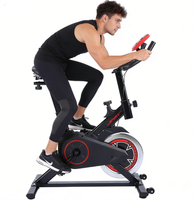 Vélo d'exercice d'intérieur, cadre en acier, équipement de fitness, écran LCD pour vélo de spinning, capacité de charge maximale de 100 kg