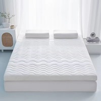Baimai Surmatelas imperméable Surmatelas en mousse à mémoire de forme Matelas doux King Queen Size Housses de matelas Protecteurs Maison Hôtel