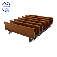 Sistema de Paneles de Techo Falso con Viga de Aluminio Extruido de Alta Calidad con Acabado de Madera
