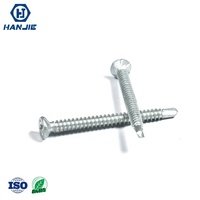#4 1/2 "#8X3/4" Zinc Hex Head SS316 Auto-forage Vis Auto-Perçage Tek Vis pour Métal